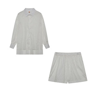 Charlotta – Lätt skjort- och shortsset